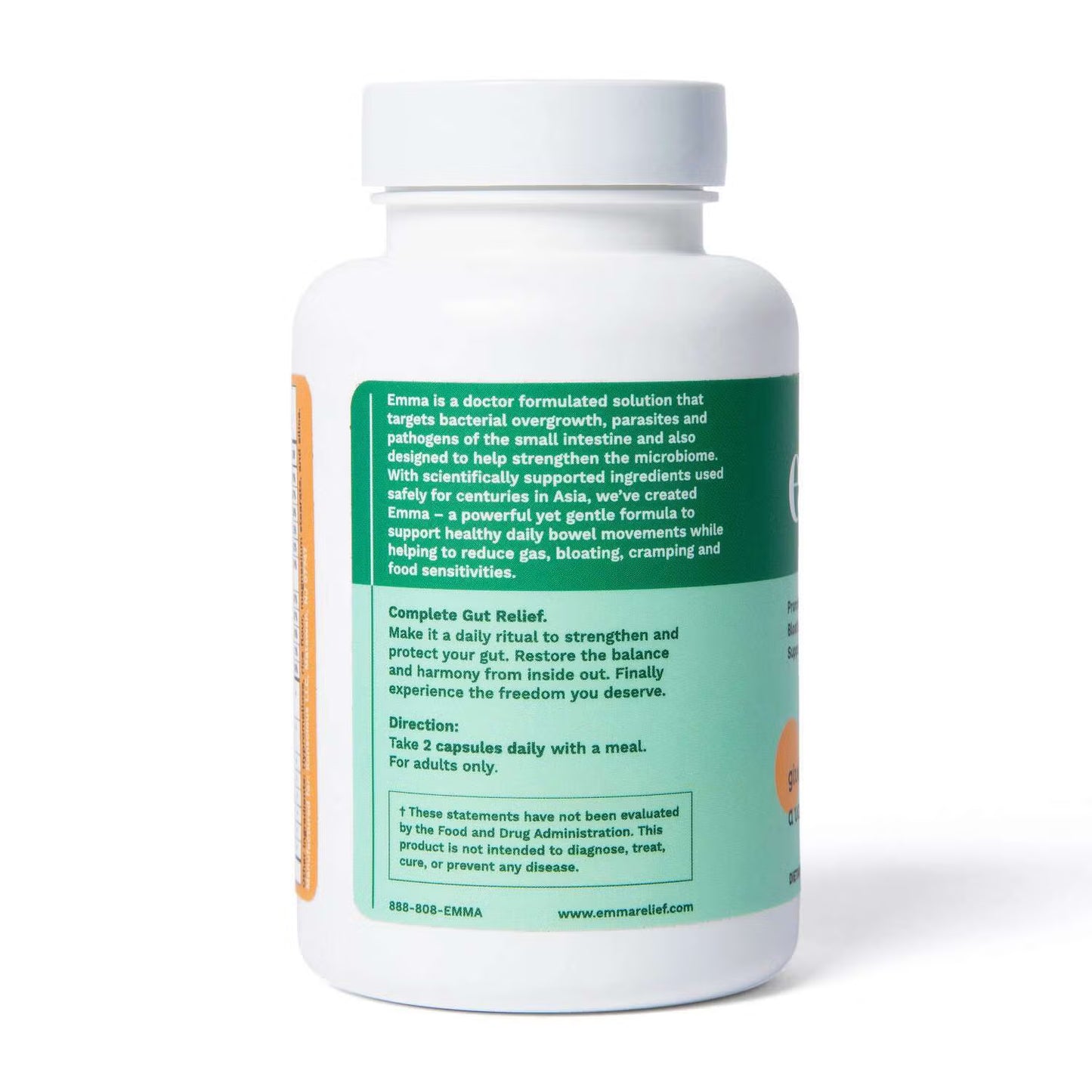 Emma Relief: Dr. Endorsed Supplement for Constipation,Gas & Bloating Relief